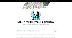 Desktop Screenshot of mahdiyyah.com